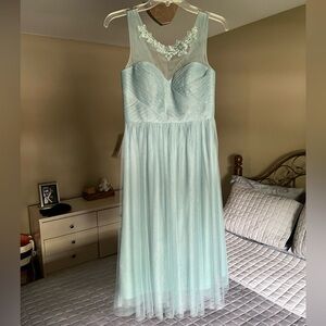 BHDLN Jenny Yoo Baby Blue Bridesmaids Dress
